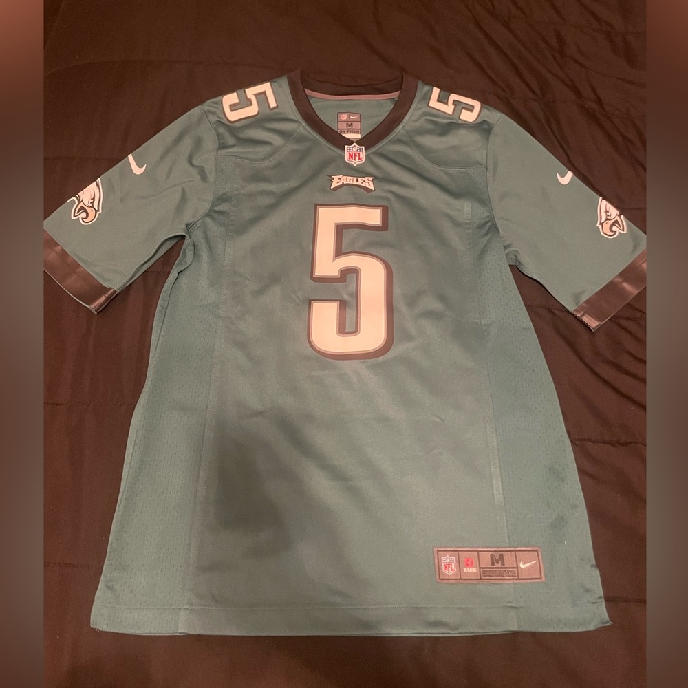 Size M Worn 1x Men Nike Donovan McNabb Green Phila Eagles Retired Player Jersey